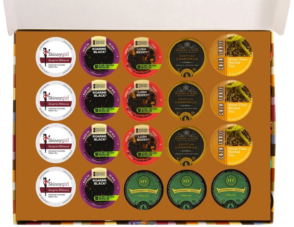 Herbal Tea Deluxe Variety Pack for Keurig K-Cups Brewers, 20 Count N3