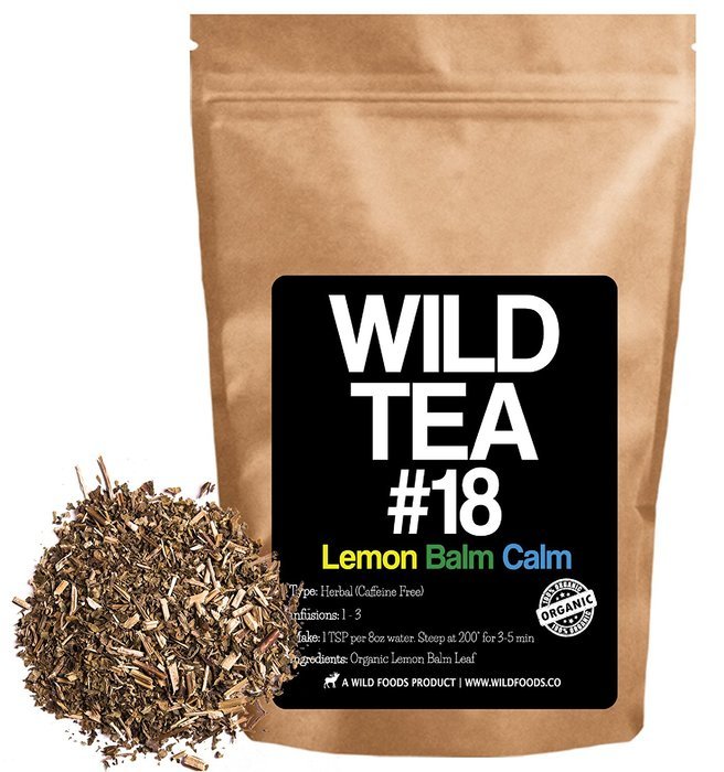 Lemon Balm Loose Leaf Herbal Tea, Organic Mediterranean Lemon Balm Leaves, Wild Tea #18 Lemon Balm Calm by Wild...