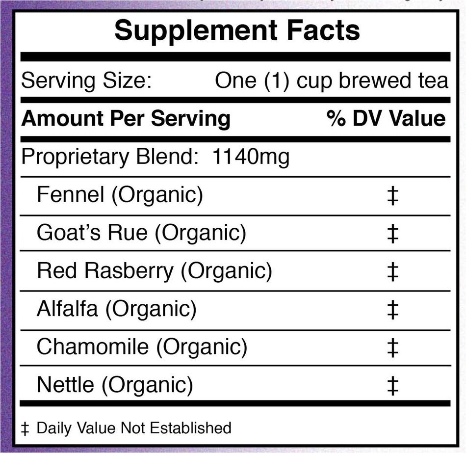 Herb Lore Organic Nursing Tea - Loose Leaf - Naturally Increase Breastmilk Supply While Helping Calm Baby's Tummy N3