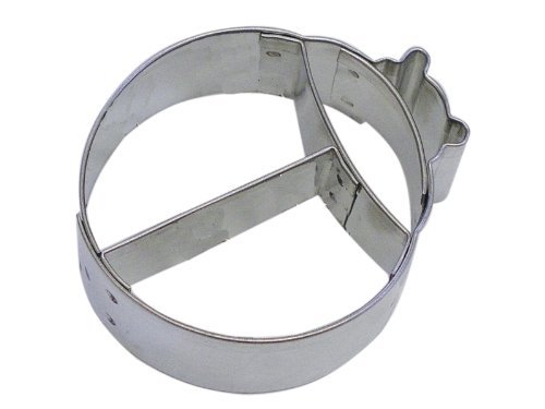 CybrTrayd RM-0911 R&M Ladybug 2.5" Cookie Cutter, Metallic