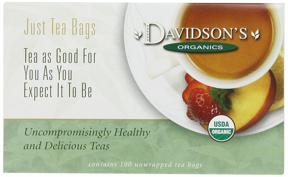 Davidson's Tea Hibiscus Flower, 100-Count Tea Bags N320