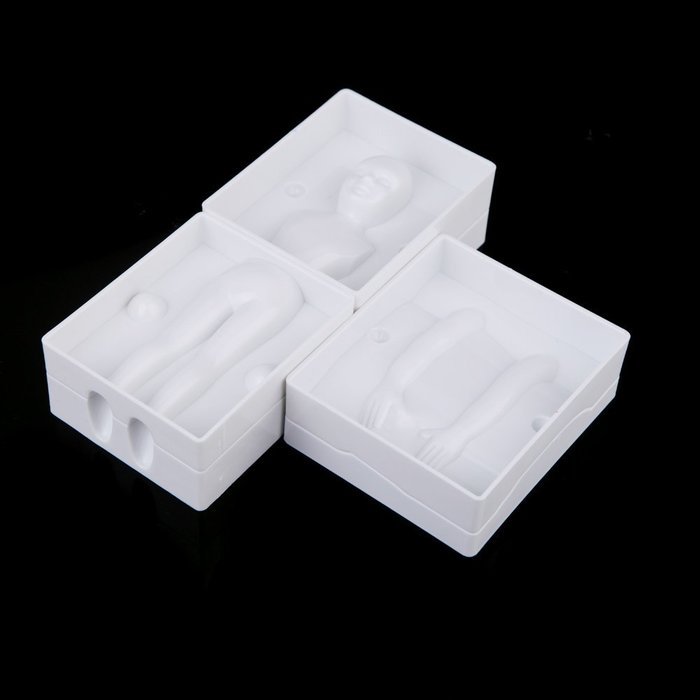 Constructan(TM) Bakeware Kitchen Accessories DIY 3D Human Figure Mold Mould Die Plastic for Decorating Fondant... N3