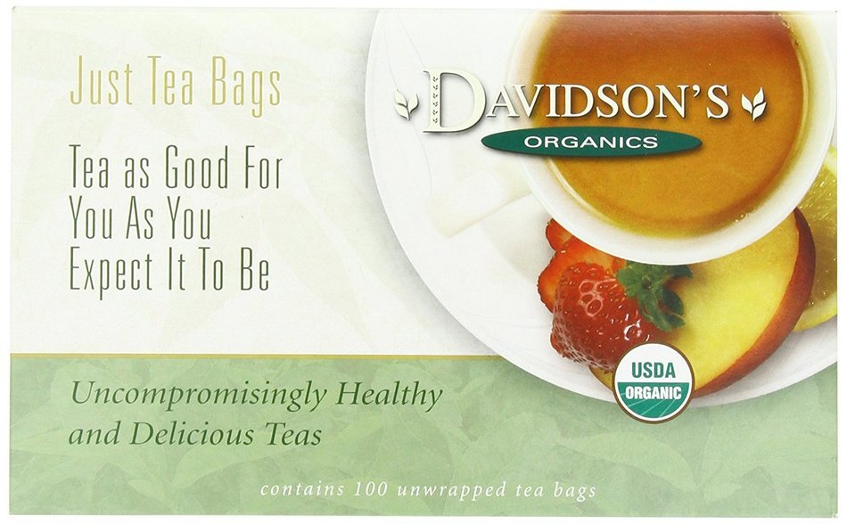 Davidson's Tea Hibiscus Flower, 100-Count Tea Bags N324