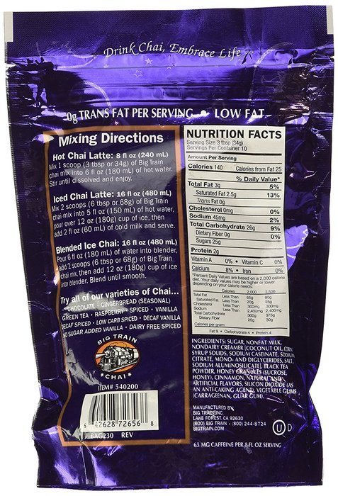 Big Train Chai - Vanilla Chai (12oz. Resealable Bag)