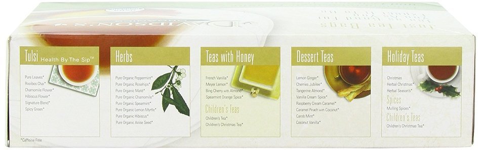 Davidson's Tea Hibiscus Flower, 100-Count Tea Bags N328