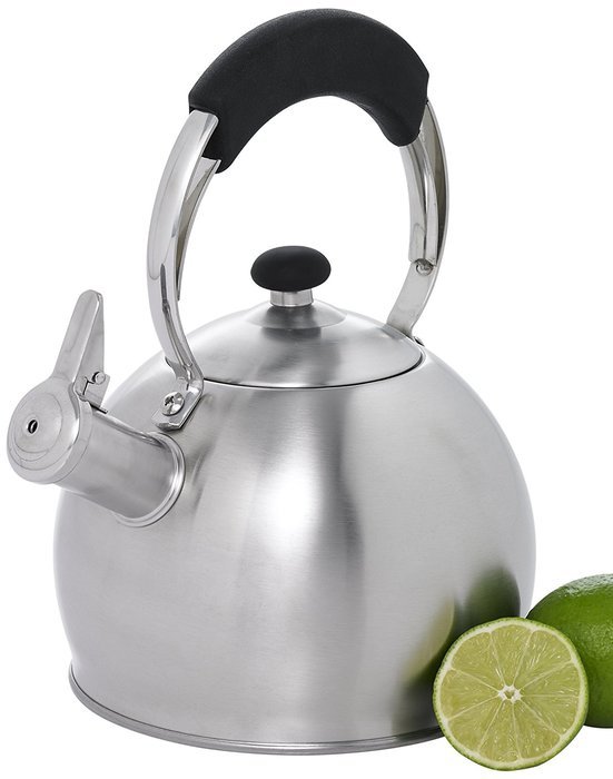 Creative Home 72221 Galaxy Stainless Steel Whistling Tea Kettle, 2.6-Quart