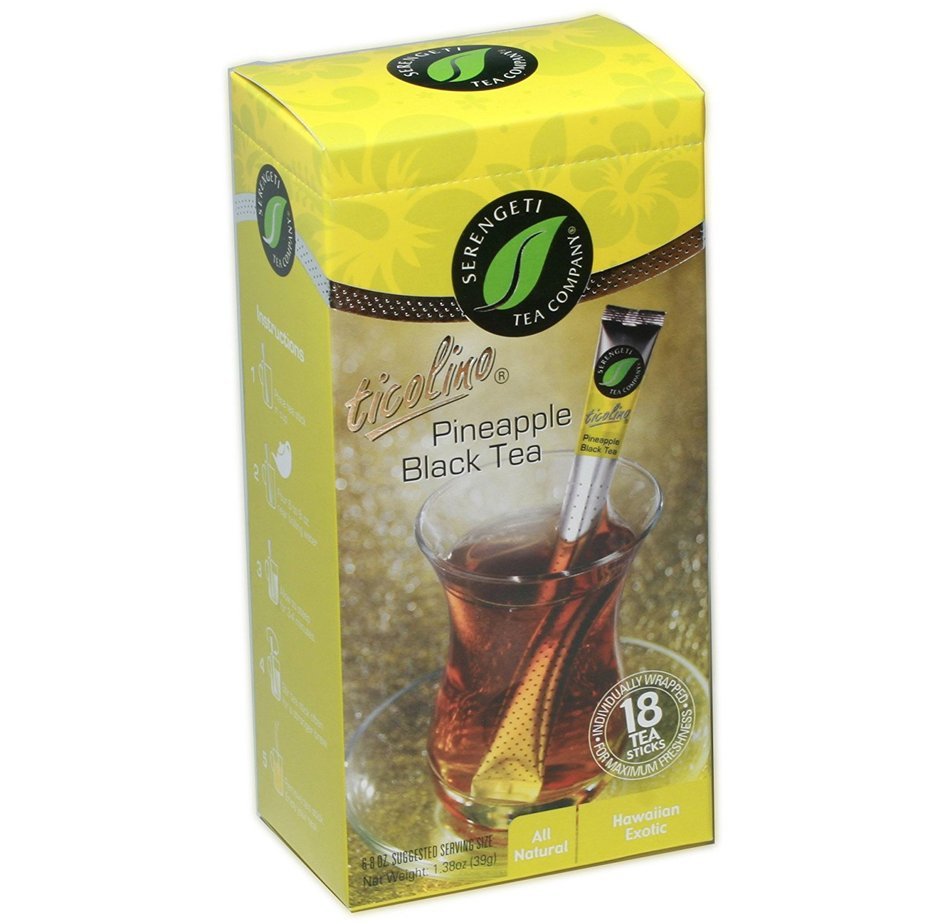 Serengeti Tea Earl Grey Tea Box with 18 Tea Sticks N11