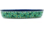 Polish Pottery Oval Baker 14-inch UNIKAT
