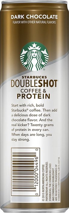 Starbucks Doubleshot Coffee and Protein, Vanilla Bean, 11 Ounce Cans (Pack of 12) N5