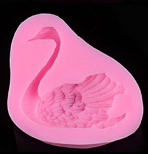Silicone Mold 3D swan Fondant Cake Decorating Tools N2