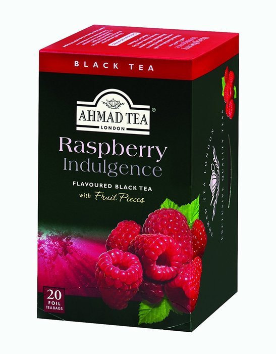 English Teas, "Raspberry Indulgence Black Tea" - Tagged and Aluminium Foil En...