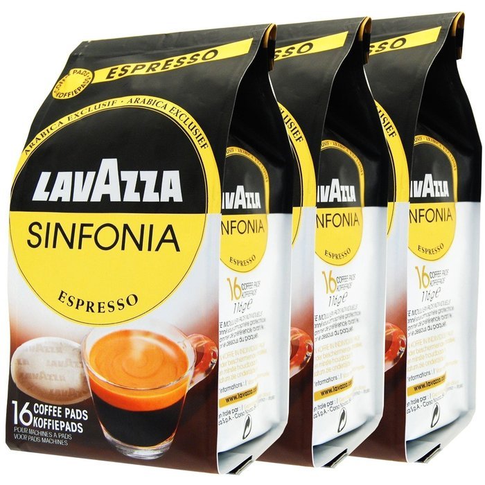 Lavazza Sinfonia Espresso for Senseo, 16 count (3 pack)