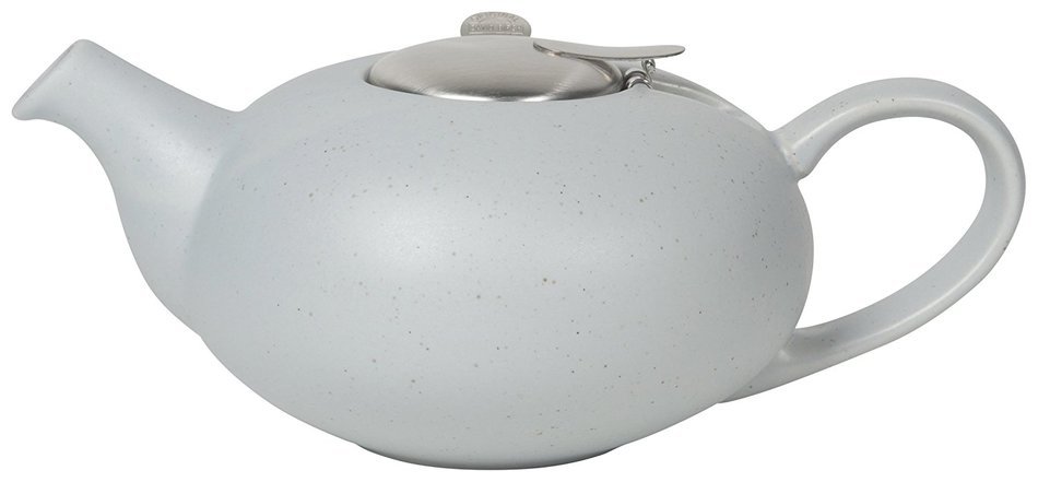Now Designs London Pottery 4 Cup Pebble Teapot, Blue Flecks N3