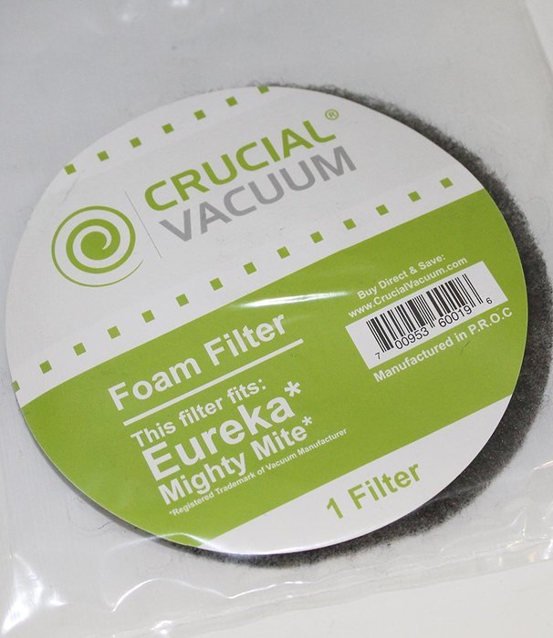 2 Eureka Mighty Mite Motor Filters, Fits Eureka Mighty Mite and Sanitaire Models 3600 Series, Replaces Eureka...