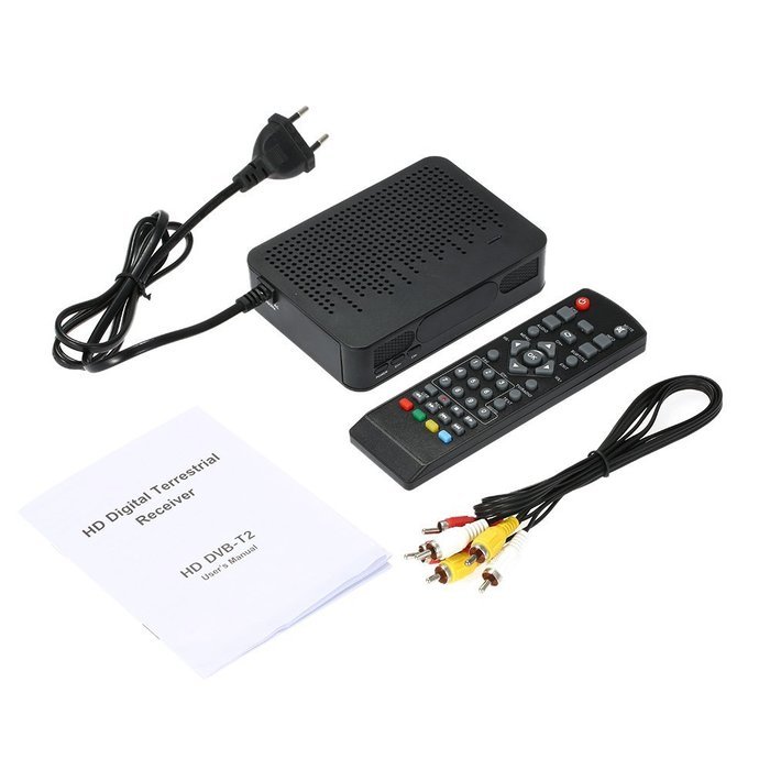 Vipwind K3 DVB-T2 Set Top Box Digital Video Broadcasting Terrestrial Receiver Full HD 1080P Digital H.264 MPEG4... N3