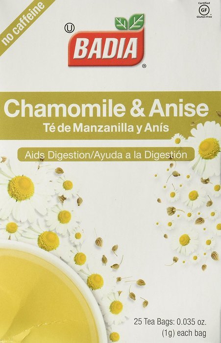 BADIA Tea Chamomile and Anise 25 BG 2 Pack