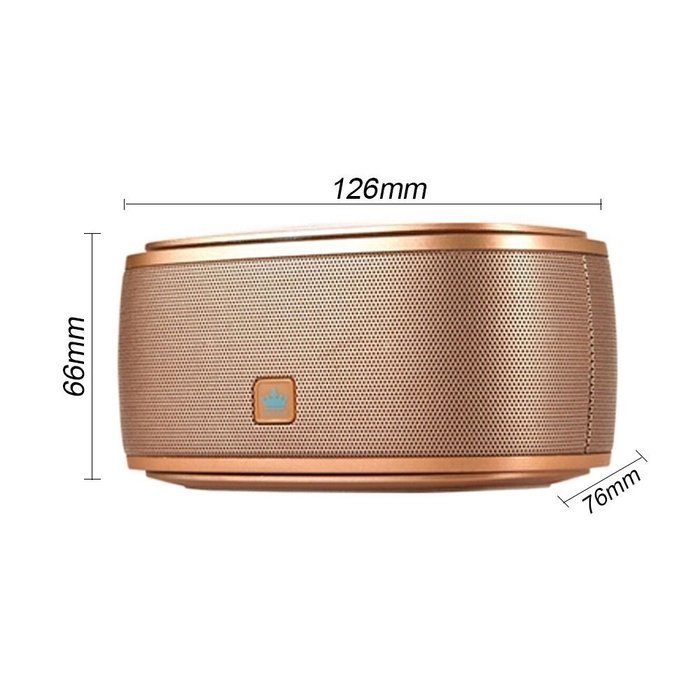 Glovion Kingone K5 Classic Colorful Portable Wireless Bluetooth Speaker (Black) N41