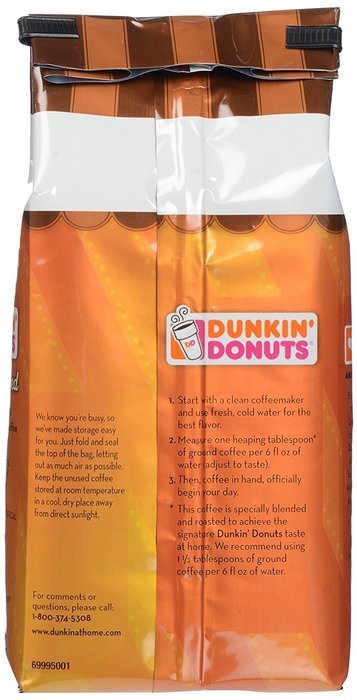 Dunkin' Donuts Bakery Series Ground Coffee, Caramel Cake, 11 oz N13