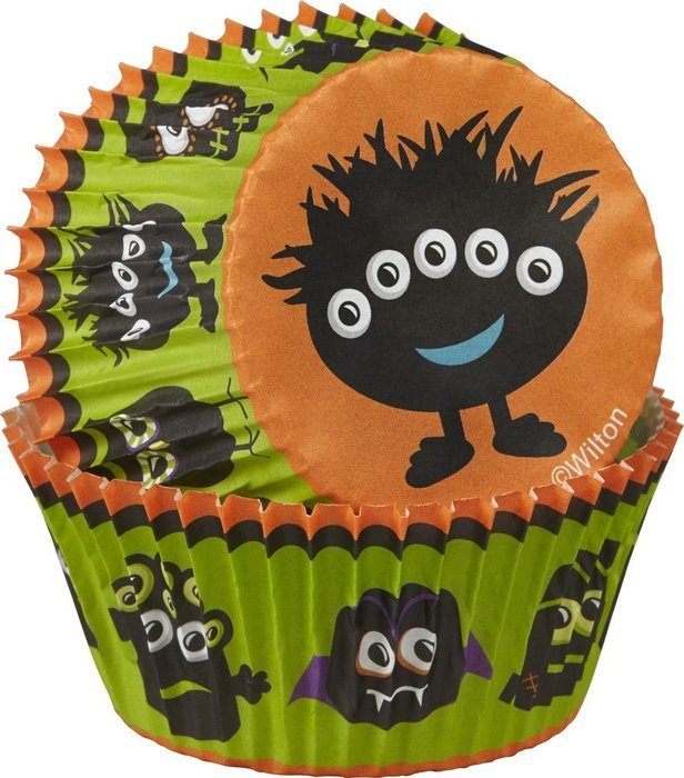 Wilton Standard Baking Cups-Halloween Eye Balls N3