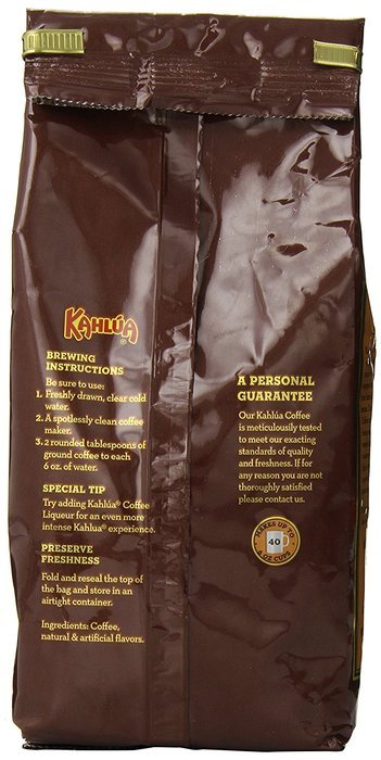 Coffee Kahlua Hazelnut Gourmet Ground Coffee, 12-Ounce Bags (Pack of 2)