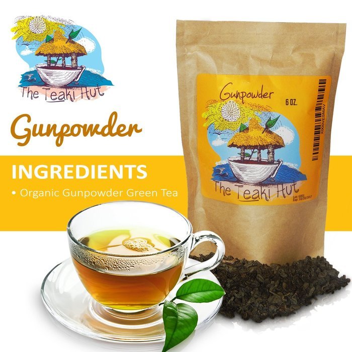 Organic Gunpowder Green Tea: 3-Time Award Winning Loose Leaf Tea &ndash; Hand-Rolled, Fair-Trade, Young And Tender Organic...