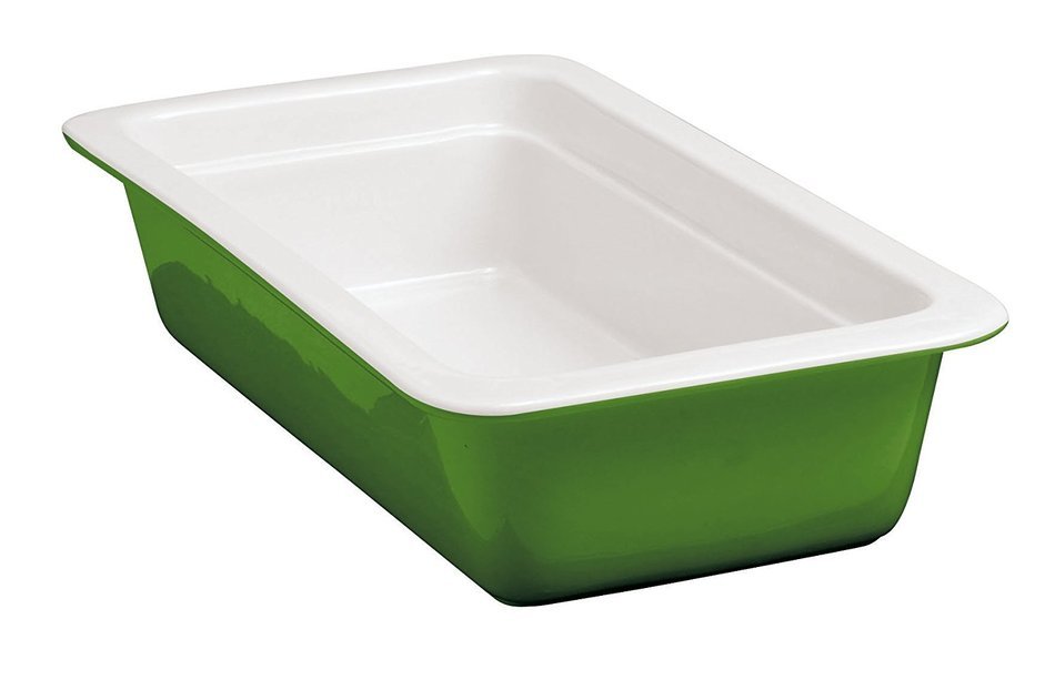 World Cuisine 44347G06 Porcelain Induction Hotel Pan, Small, Green