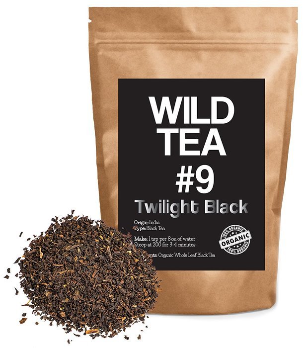 Organic Black Tea From India, Wild Tea #9 Premium Loose Leaf Tea Black Tea (4 ounce) N5