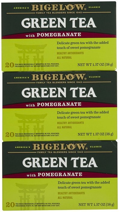 Bigelow Green Tea With Pomegranate (3x20 bag)