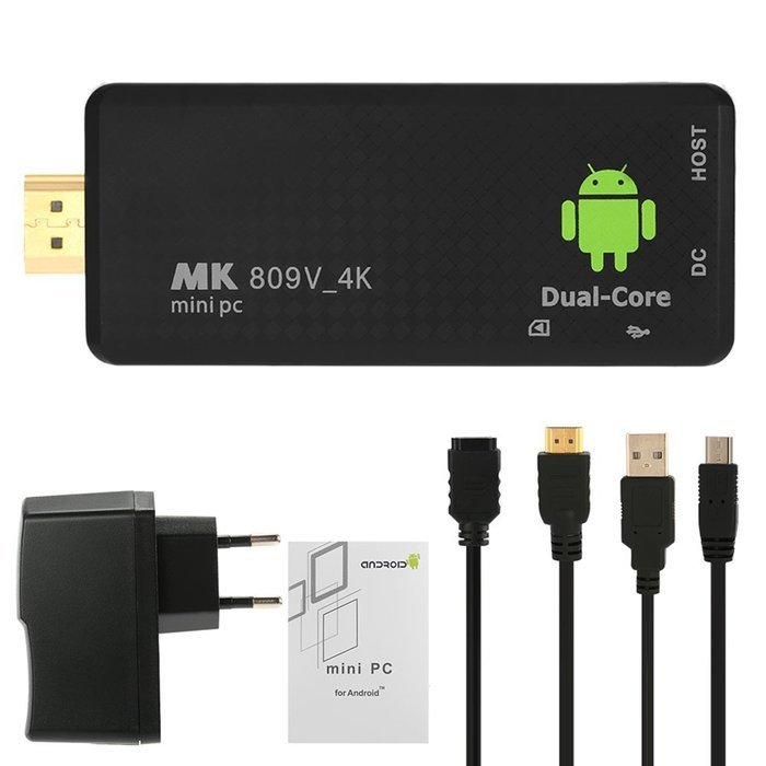 Vipwind MK809 IV TV Dongle Android 5.1 Mini PC RK3229 Quad-Core 1G/8G 4K TV Stick KODI / XBMC AirPlay Miracast...