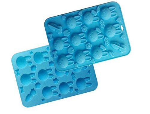 Bunny & Carrot Shape Silicone Cake Mold Handwork Soap & Candy Moulds Chocolate Molds Cake Baking Tools