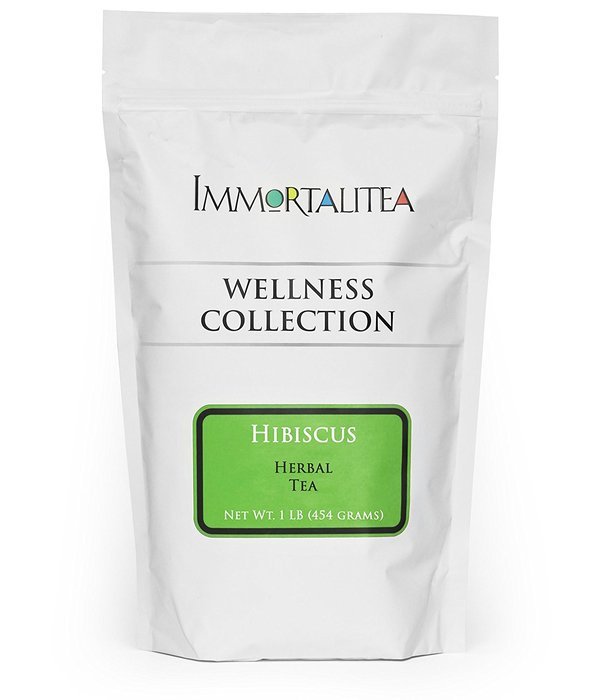 Hibiscus Flower Tea - Loose Leaf Herbal Caffeine-Free Tea in Bulk - 1 Lb N3