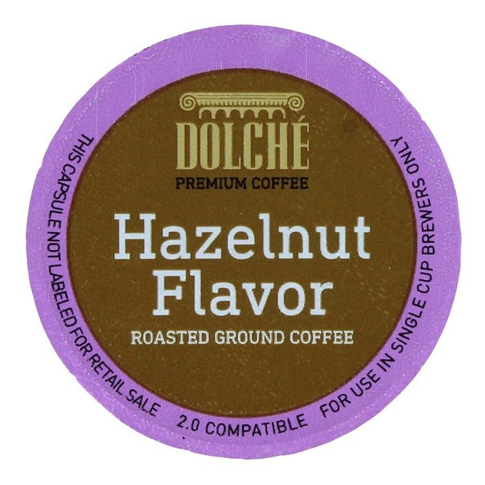 Hazelnut Flavor Premium Coffee K Cups 72 Count