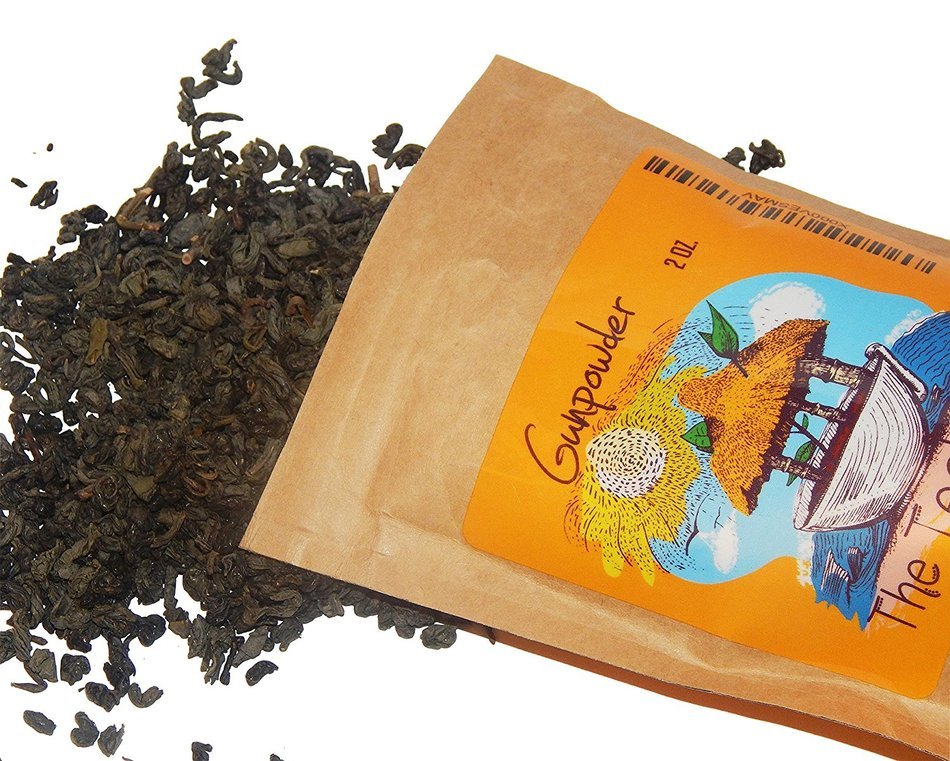 Organic Gunpowder Green Tea: 3-Time Award Winning Loose Leaf Tea &ndash; Hand-Rolled, Fair-Trade, Young And Tender Organic... N4