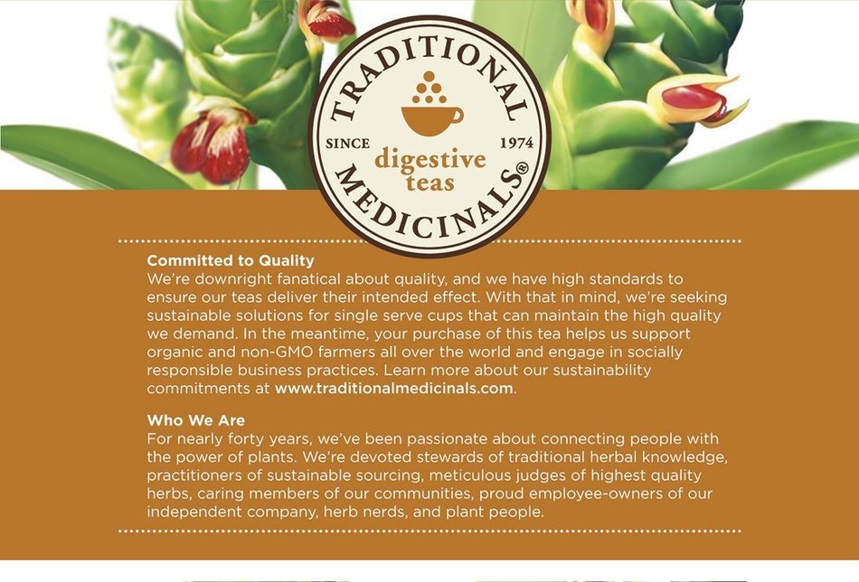 Traditional Medicinals Organic Chamomile with Lavender Tea, Single Serve Cups for Keurig K-Cup Brewers, 10 Count N19