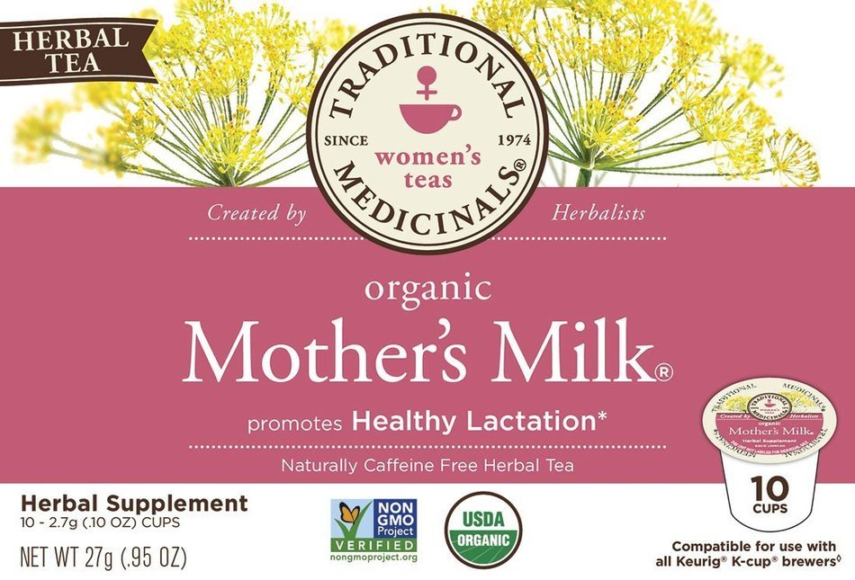 Traditional Medicinals Organic Chamomile with Lavender Tea, Single Serve Cups for Keurig K-Cup Brewers, 10 Count N22