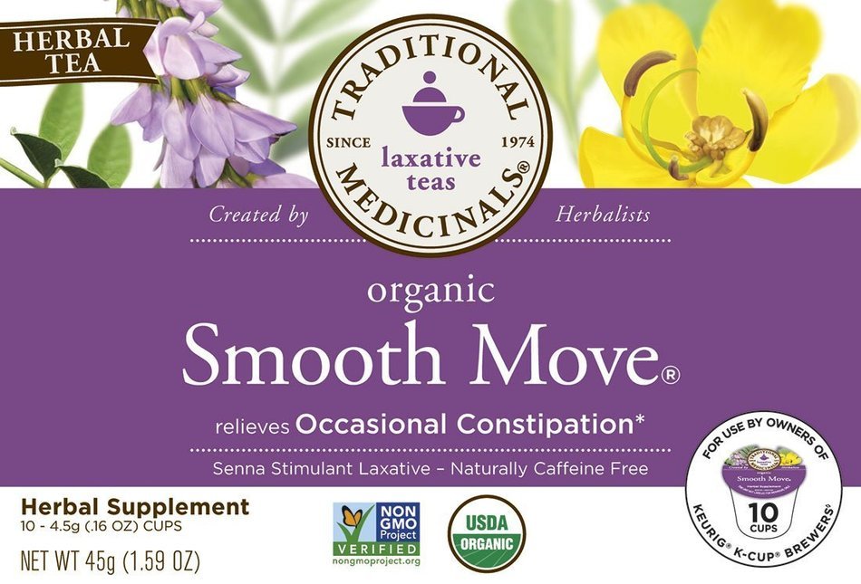 Traditional Medicinals Organic Chamomile with Lavender Tea, Single Serve Cups for Keurig K-Cup Brewers, 10 Count N23