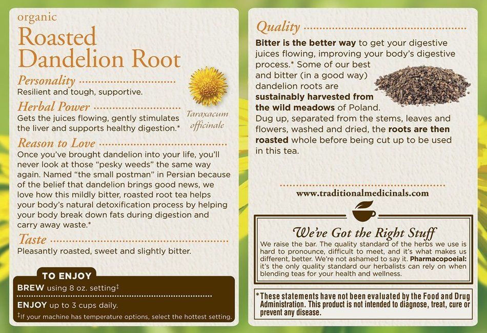 Traditional Medicinals Organic Chamomile with Lavender Tea, Single Serve Cups for Keurig K-Cup Brewers, 10 Count N30