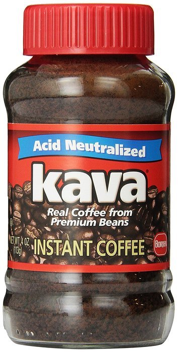 Kava Instant Coffee, 4 Ounce Glass Jar N4