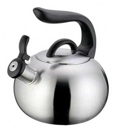 Oneida Stainless Steel Whistling Tea Kettle, 2 Qt.
