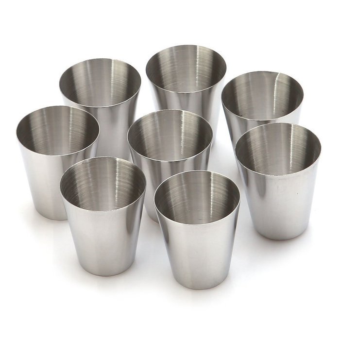 HENGSONG 8PCS Pastry Tips Piping Icing Nozzles Cake Sugarcraft Decoration Tool Stainless Steel N2