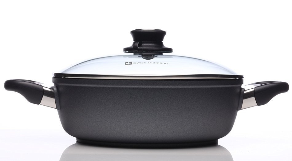 Swiss Diamond Nonstick Casserole - 3.2 qt (9.5")