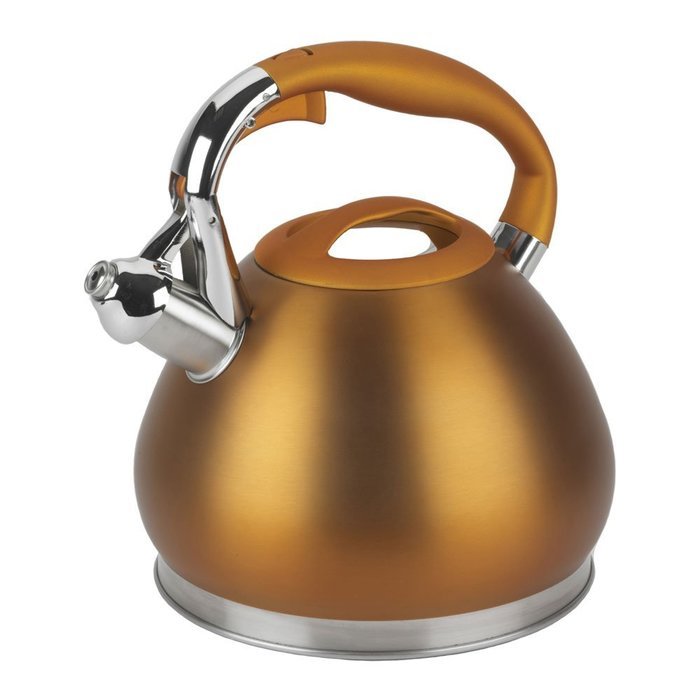 Lenox Silhouette L-12220 Stainless Steel Kettle, 3 quart, Black N6