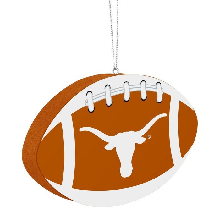 NCAA Texas Longhorns Plastic Christmas Ball Ornament 5 Pack Foam Sled Bundle 3 Pack By Forever Collectibles