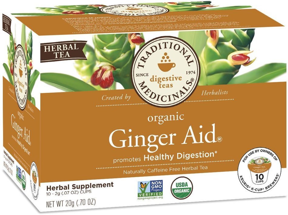 Traditional Medicinals Organic Chamomile with Lavender Tea, Single Serve Cups for Keurig K-Cup Brewers, 10 Count N35