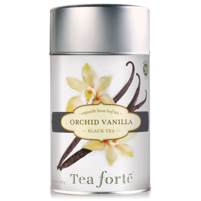 Tea Forte ORCHID VANILLA Loose Leaf Black Tea, 3.5 Ounce Tea Tin N3