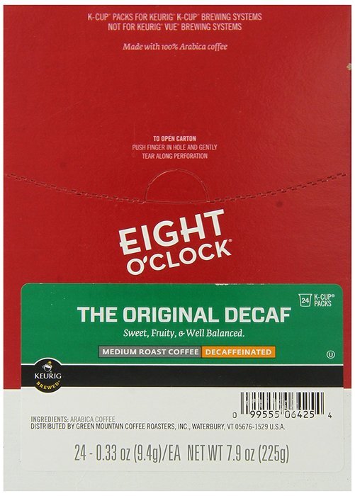 Eight O Clock Coffee Decaffeinated K-Cup Portion Pack for Keurig Brewers, Original, 96 Count N3