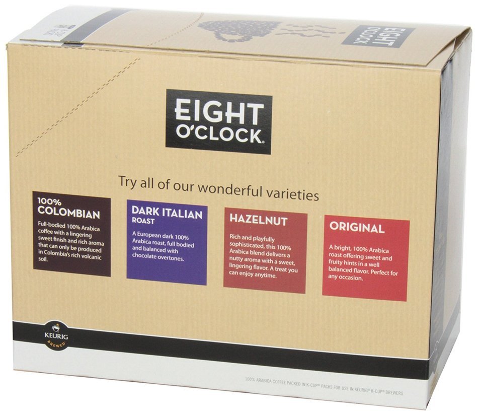 Eight O Clock Coffee Decaffeinated K-Cup Portion Pack for Keurig Brewers, Original, 96 Count N4