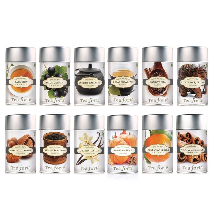 Tea Forte ORCHID VANILLA Loose Leaf Black Tea, 3.5 Ounce Tea Tin N5