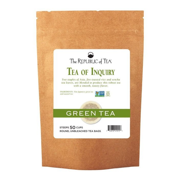 The Republic Of Tea Organic Turmeric Ginger Green Tea, 50 Tea Bags, Gourmet Green Tea And Turmeric Tea N12