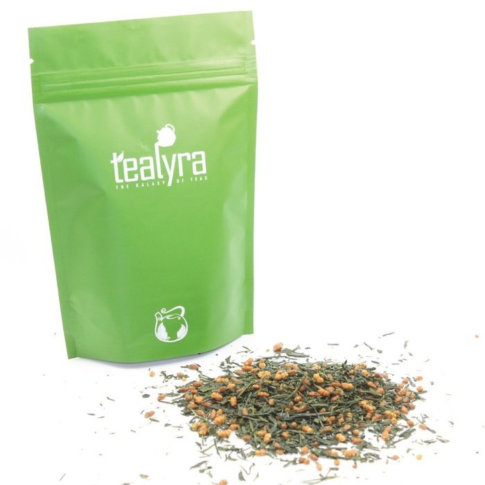 Premium Genmaicha Japanese Loose Leaf Green Tea, Organic - 7oz / 200g N2